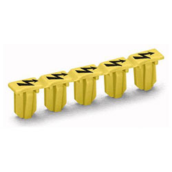 WAGO 2002-115 5 Piece High Voltage Warning Marker for 2002 Series Yellow