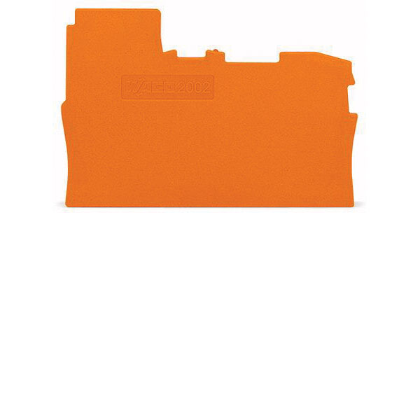  2002-7292 0.8mm End and Intermediate Plate for 2002-7211/7214 Orange