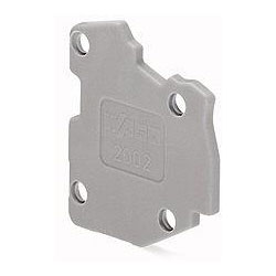 WAGO 2002-541 Modular TOPJOB®S Connector End Plate for 2002 Series Grey