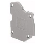 WAGO 2004-541 Modular TOPJOB®S Connector 1.5mm End Plate for 2004 Series Grey