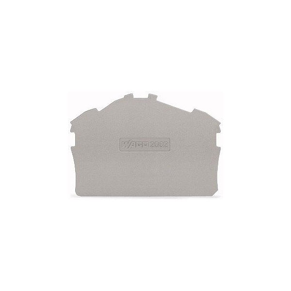  2002-6391 0.8mm End and Intermediate Plate for 2002-6300 Series Grey