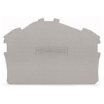 WAGO 2002-6391 0.8mm End and Intermediate Plate for 2002-6300 Series Grey