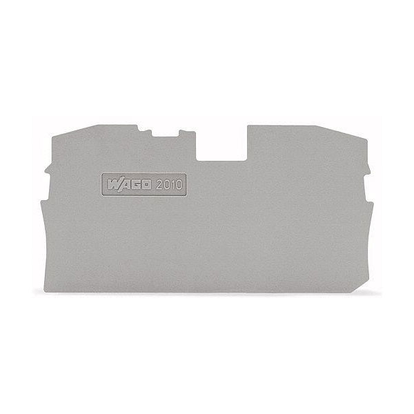  2010-1291 1mm End & Internal Plate for TOPJOB®S 2010-1200 T-blocks Grey