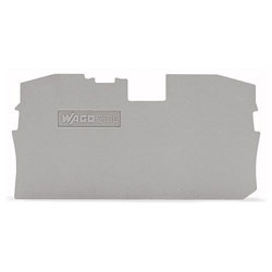 WAGO 2010-1291 1mm End & Internal Plate for TOPJOB®S 2010-1200 T-blocks Grey