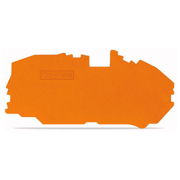  2016-7692 1mm End and Intermediate Plate for 2016-7600 Series Orange