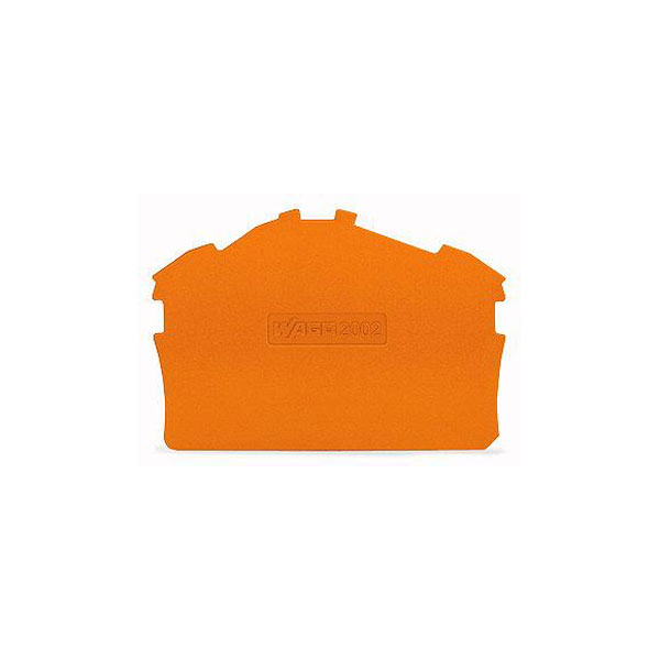  2002-6392 0.8mm End and Intermediate Plate for 2002-6300 Series Orange