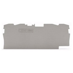 WAGO 2004-1491 1mm End and Intermediate Plate for 2004-1400 Series Grey