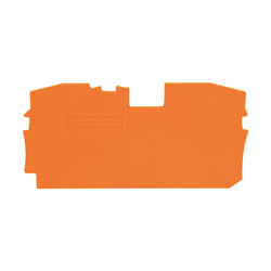 WAGO 2010-1292 1mm End & Internal Plate 2010-1200 Terminal Blocks Orange