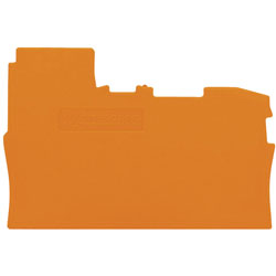 WAGO 2002-7192 0.8mm End and Intermediate Plate for 2002-7114 Orange