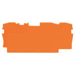 WAGO 2004-1392 1mm End and Intermediate Plate for 2004-1300 Series Orange
