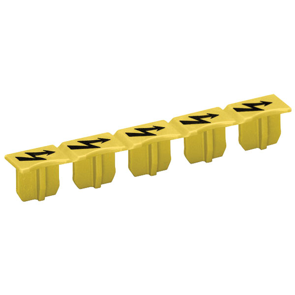  2006-115 5 Piece High Voltage Warning Marker for 2006 Series Yellow