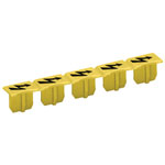 WAGO 2006-115 5 Piece High Voltage Warning Marker for 2006 Series Yellow