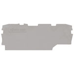 WAGO 2002-1991 1mm End and Intermediate Plate for 2002 Series Grey