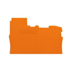 WAGO 2006-7192 1mm End and Internal Plate for 2002/2006/2016-7100 Series Orange