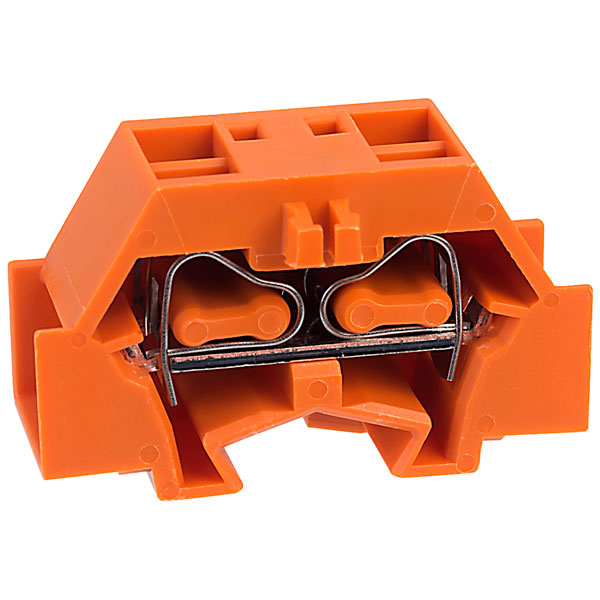 WAGO 261-336 4 Conductor Fixing Flanges Terminal Block Orange WAGO 261-336 4 Conductor Fixing Flanges Terminal Block Orange