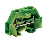 WAGO 260-327 2 Conductor Terminal Block Green-yellow AWG28-16