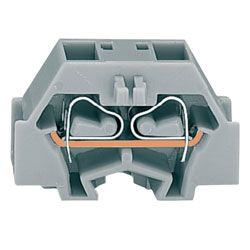 WAGO 260-351 4 Conductor Terminal Block Grey AWG28-16