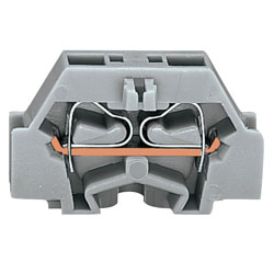 WAGO 261-314 2 Conductor Snap In Terminal Block Blue