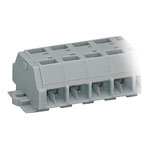 WAGO 261-257 7-way 2 Conductor Snap In Terminal Strip Grey AWG28-14