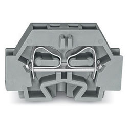 WAGO 262-301 2 Conductor Fixing Flanges Terminal Block Grey