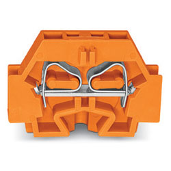 WAGO 262-306 2 Conductor Fixing Flanges Terminal Block Orange