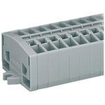 WAGO 264-152 2-way 2 Conductor Snap In Terminal Strip Grey AWG28-12