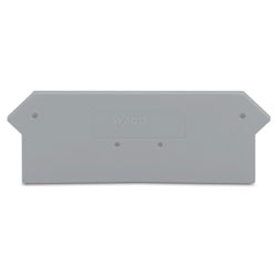 WAGO 279-316 2 x 68mm End and intermediate plate for 279 Series Grey