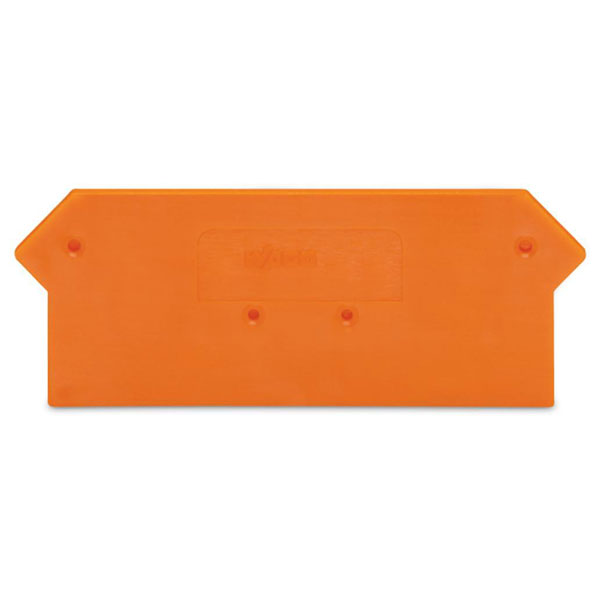  279-317 2 x 68mm End and intermediate plate for 279 Series Orange