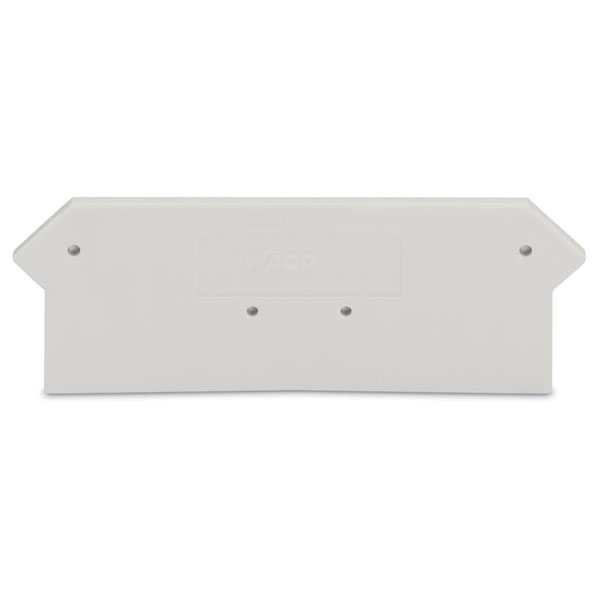  279-318 2 x 68mm End and intermediate plate for 279 Series Light grey