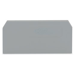 WAGO 279-325 2 x 52mm End and intermediate plate for 279 Series Grey