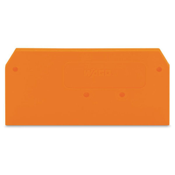  279-328 2 x 52mm End and intermediate plate for 279 Series Orange