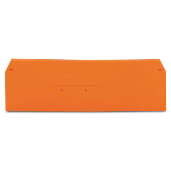  279-346 2 x 73mm End and intermediate plate for 279 Series Orange
