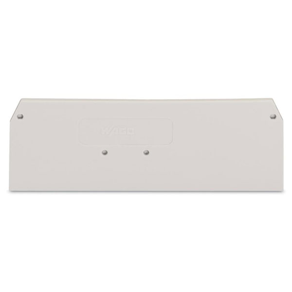  279-348 2 x 73mm End and intermediate plate for 279 Series Light grey
