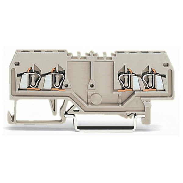 WAGO 279995 Double Potential Terminal Block Light Grey AWG2816 100pk