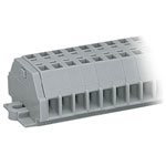 WAGO 260-103 3-way 2 Conductor Fixing Flanges Terminal Strip Grey AWG28-16