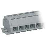 WAGO 260-253 3-way 4 Conductor Snap In Terminal Strip Grey AWG28-16