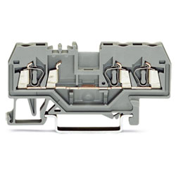 WAGO 280-681 5mm 3-conductor Through Terminal Block Grey