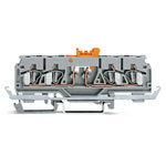 WAGO 280-884 5mm 4-conductor Disconnect Terminal Block Orange AWG 28-14 50pk