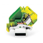 WAGO 283-609 12mm 1-conductor Ground Terminal Block Green-yellow AWG 24-6 25pk