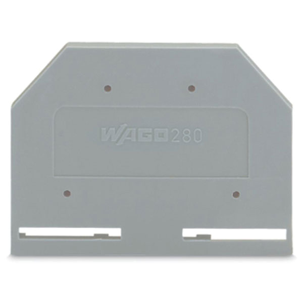  280-301 2.5mm End and Intermediate Plate for 279-101 Grey