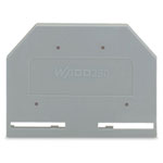 WAGO 280-301 2.5mm End and Intermediate Plate for 279-101 Grey