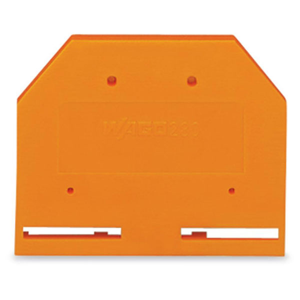  280-302 2.5mm End and Intermediate Plate for 279-101 Orange