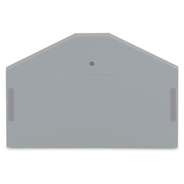  280-312 2.5mm End and Intermediate Plate Grey