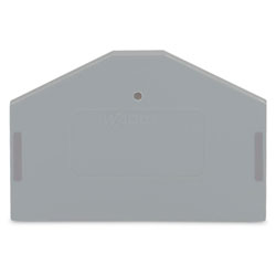 WAGO 280-312 2.5mm End and Intermediate Plate Grey