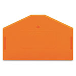 WAGO 280-313 2.5mm End and Intermediate Plate Orange