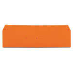 WAGO 280-315 2.5mm 4-cond. Disc. End & Interm. Plate for 280-836 Orange
