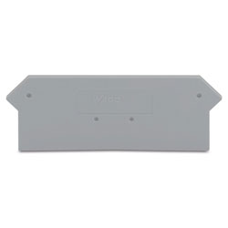 WAGO 280-316 2.5mm End and Intermediate Plate Grey