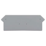 WAGO 280-316 2.5mm End and Intermediate Plate Grey