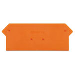 WAGO 280-317 2.5mm End and Intermediate Plate Orange