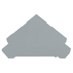 WAGO 280-320 1mm End and Intermediate Plate Grey